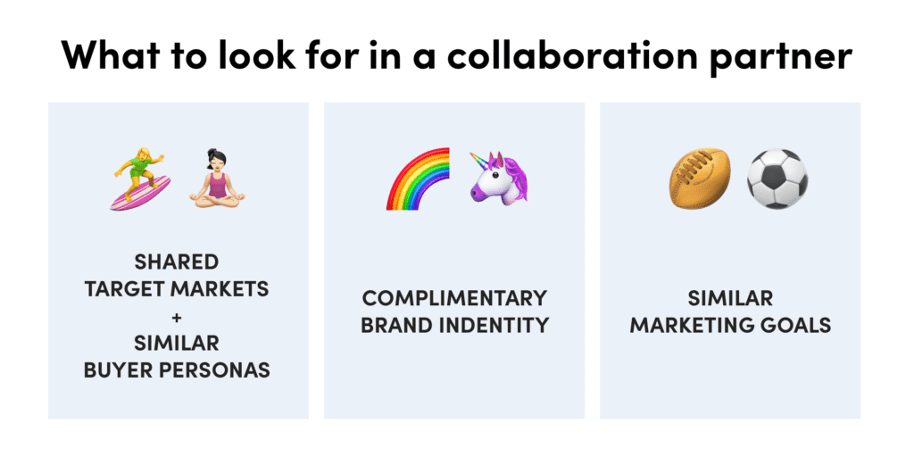 Things to look for in a collaboration partner.
