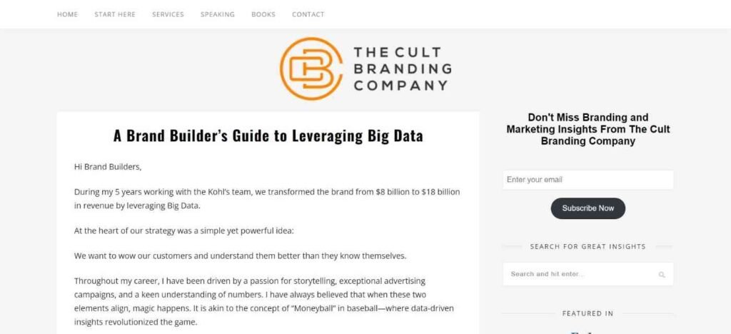 Cult Branding blog’s branding articles focus on understanding customer relations