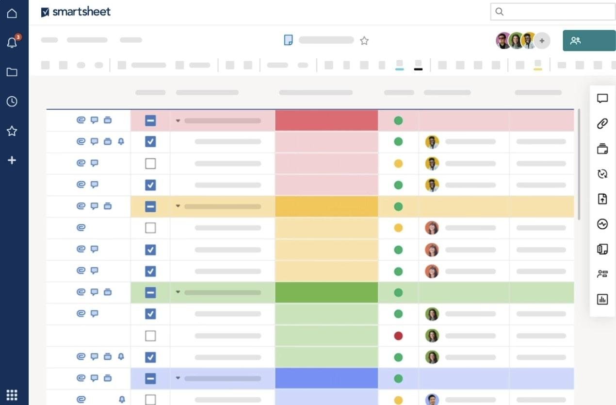 Smartsheet handles complex operations which stand out amongst Airtable alternatives