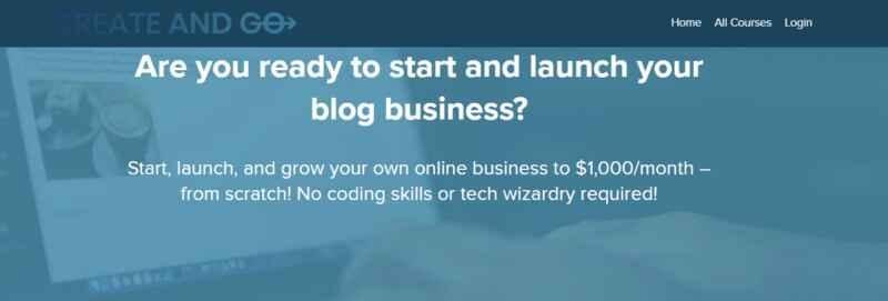 Start and launch your blog biz course