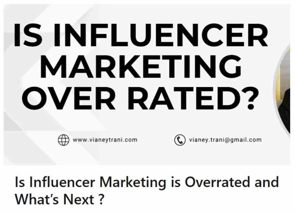 Example of controversial topics blog post about Influencer marketing 