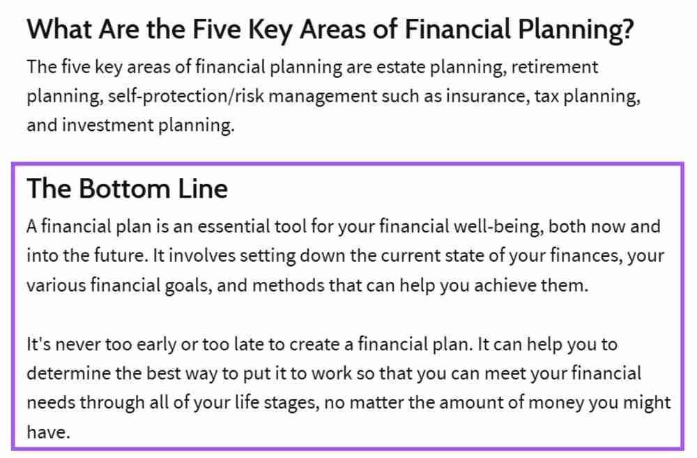 Blog post conclusion example