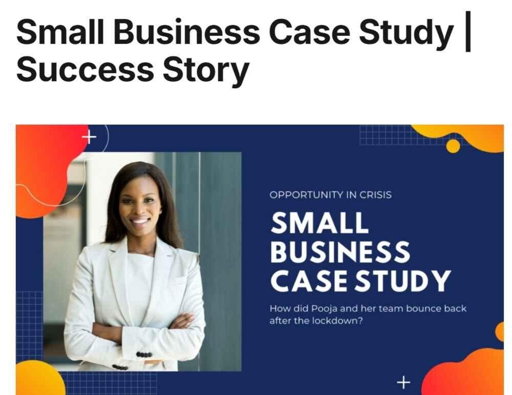 Case studies blog post example