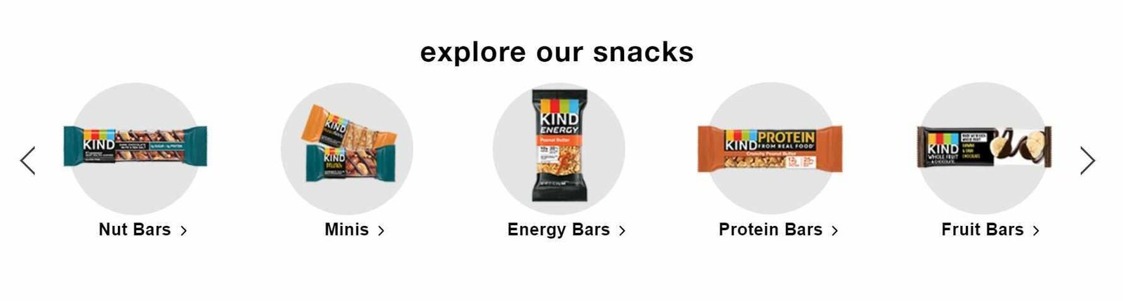 kindsnacks- product-homepage Product portfolio on website homepage