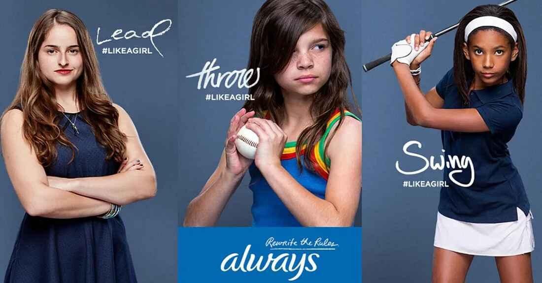 always-brand-awareness-example “Like a Girl” campaign by Always for brand awareness