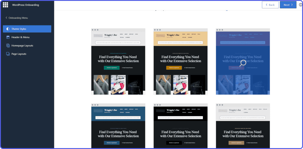 bluehost-wondersuite-website-builder WonderTheme for customizable themes in Bluehost