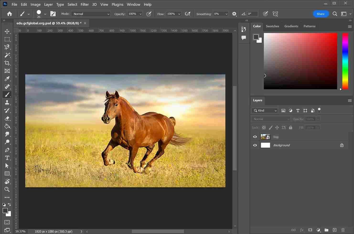 photoshop-affinity-photo-alternative Main interface of one of Affinity Photo competitors Adobe Photoshop