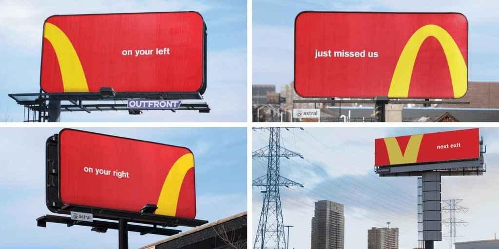 Golden arches of McDonald