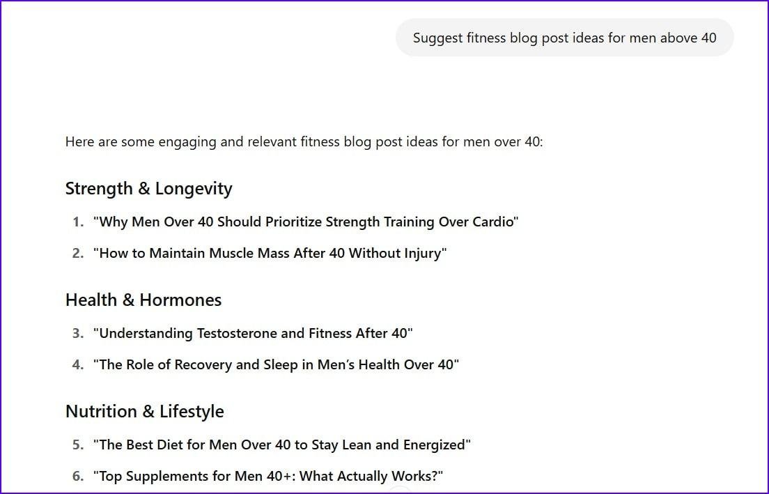 ai-blog-post-ideas Blog post ideas in ChatGPT