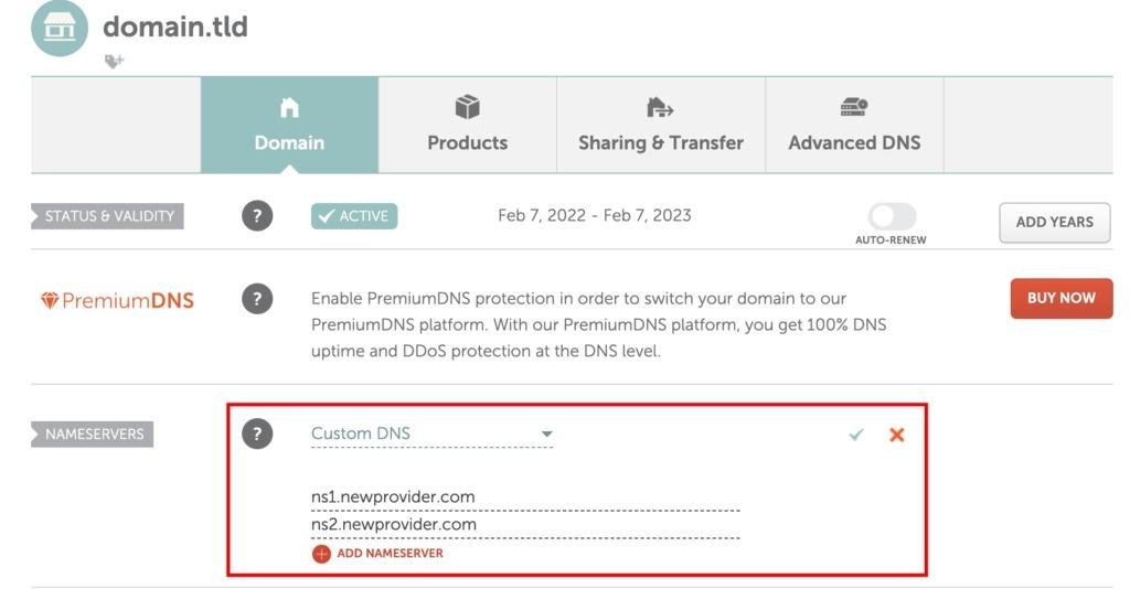 change-nameservers-beauty Connecting nameservers for beauty blogging