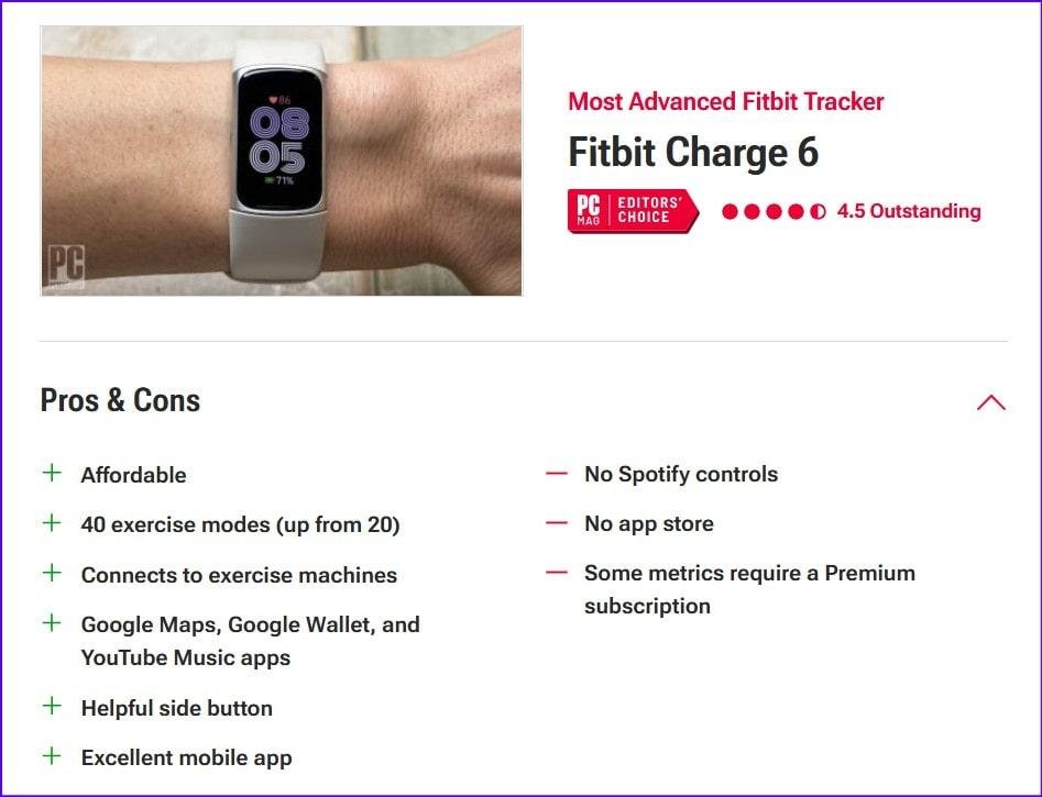 fitness-tracker-review Product review which is a type of content used for affiliate marketing