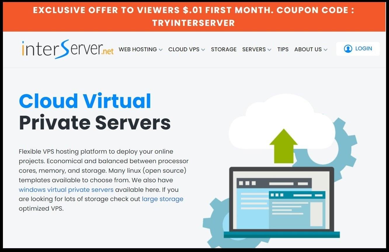 interserver-cloudways-alternative Website of InterServer for web hosting