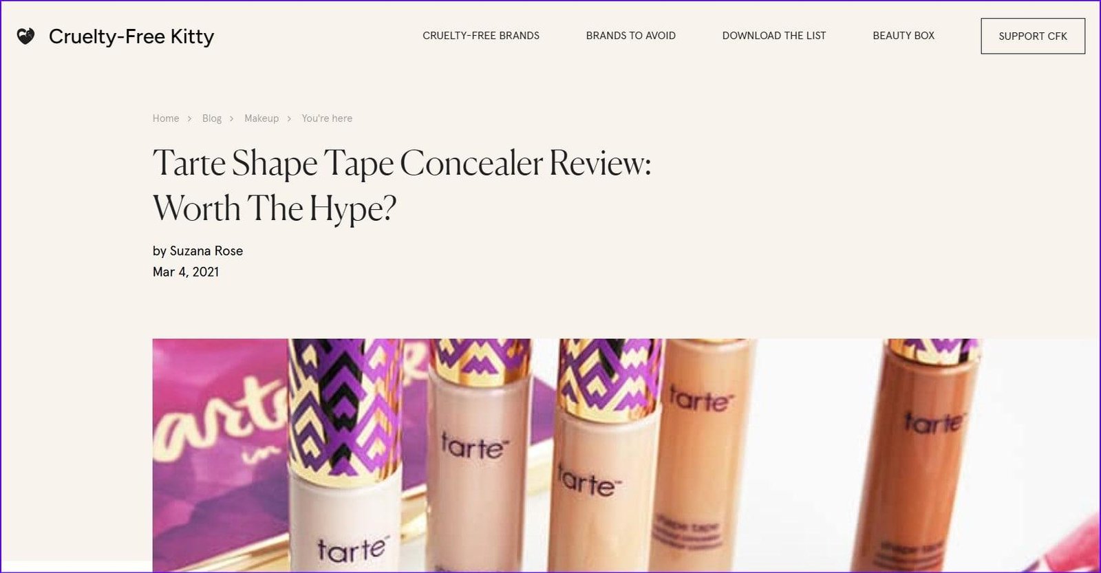 shape-tape-conceal-review Blog post idea for a beauty blog
