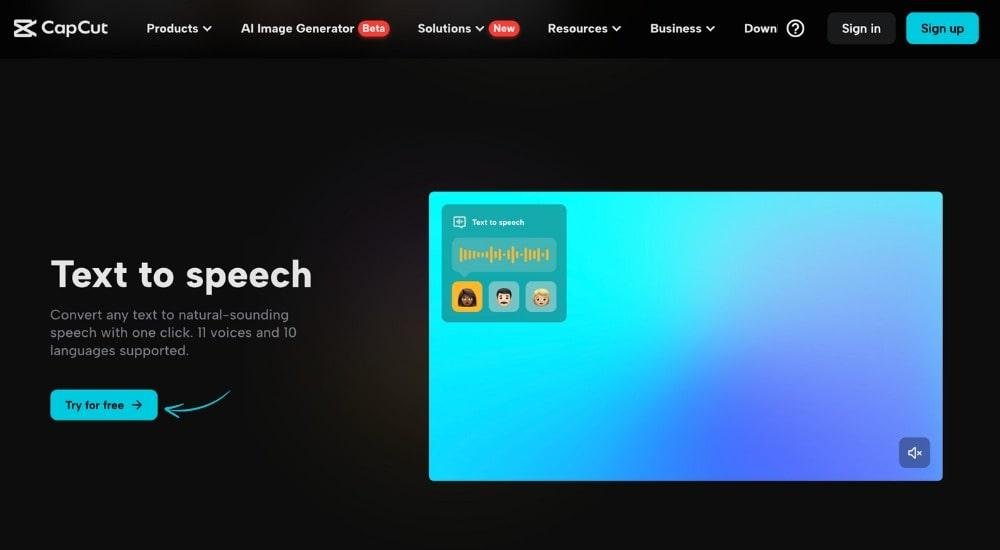 capcut-text-speech Text to speech feature in CapCut