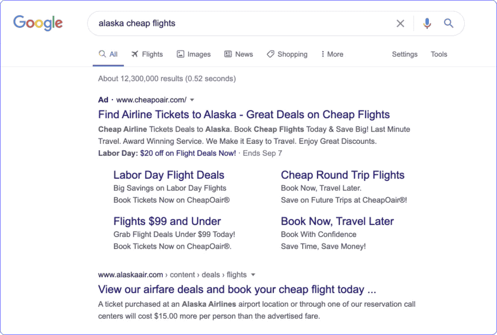Google Ads used for search engine marketing to improve brand awareness