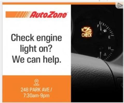 AutoZone banner ad for affiliate marketing to help understand what is brand voice and tone