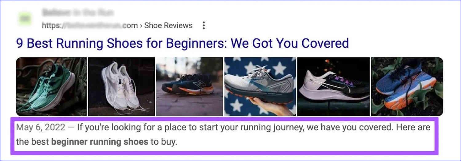 Optimized meta description for on-page SEO