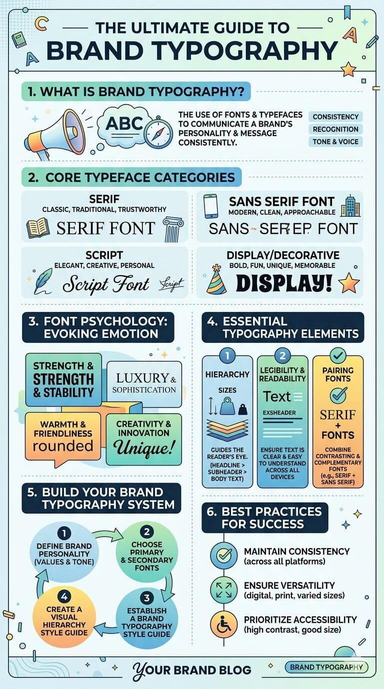 Guide on brand typography