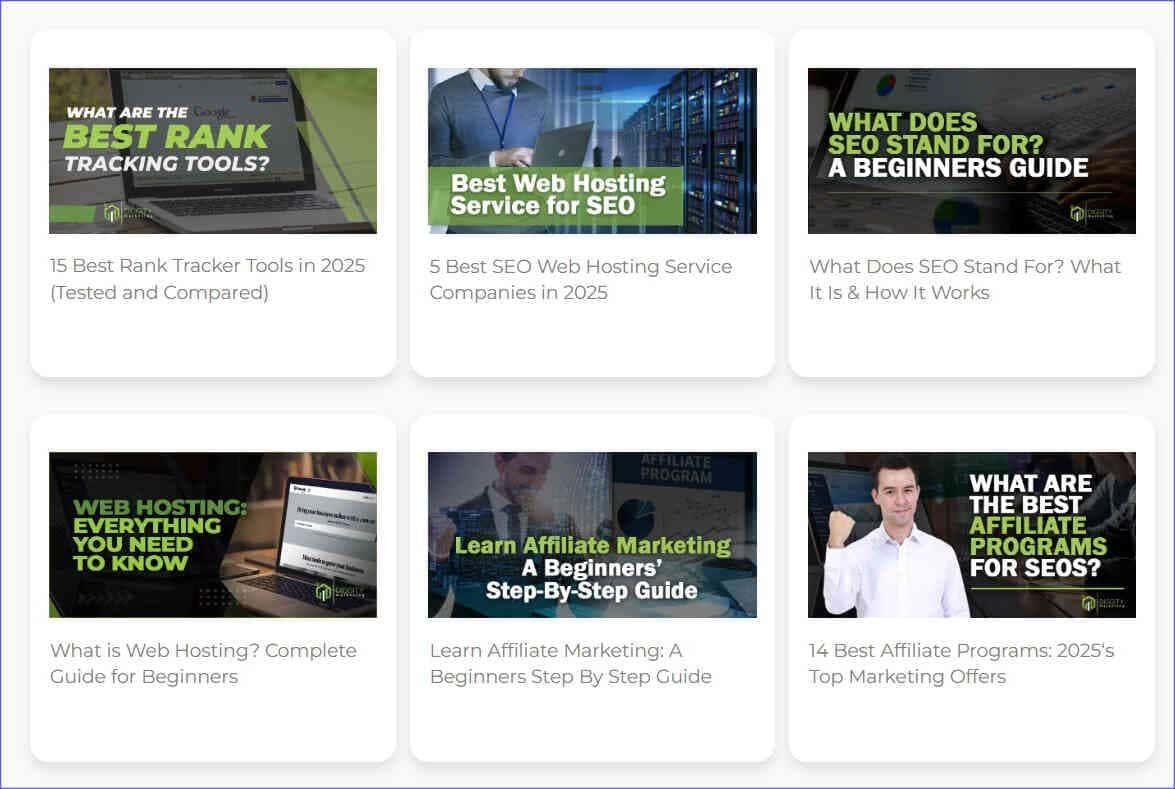 Popular posts on Diggity Marketing affiliate blog