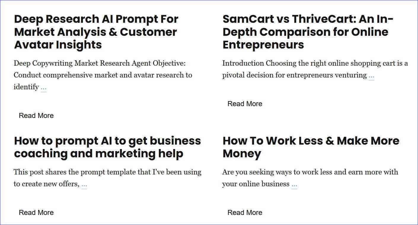 Posts on Miles Beckler affiliate blog