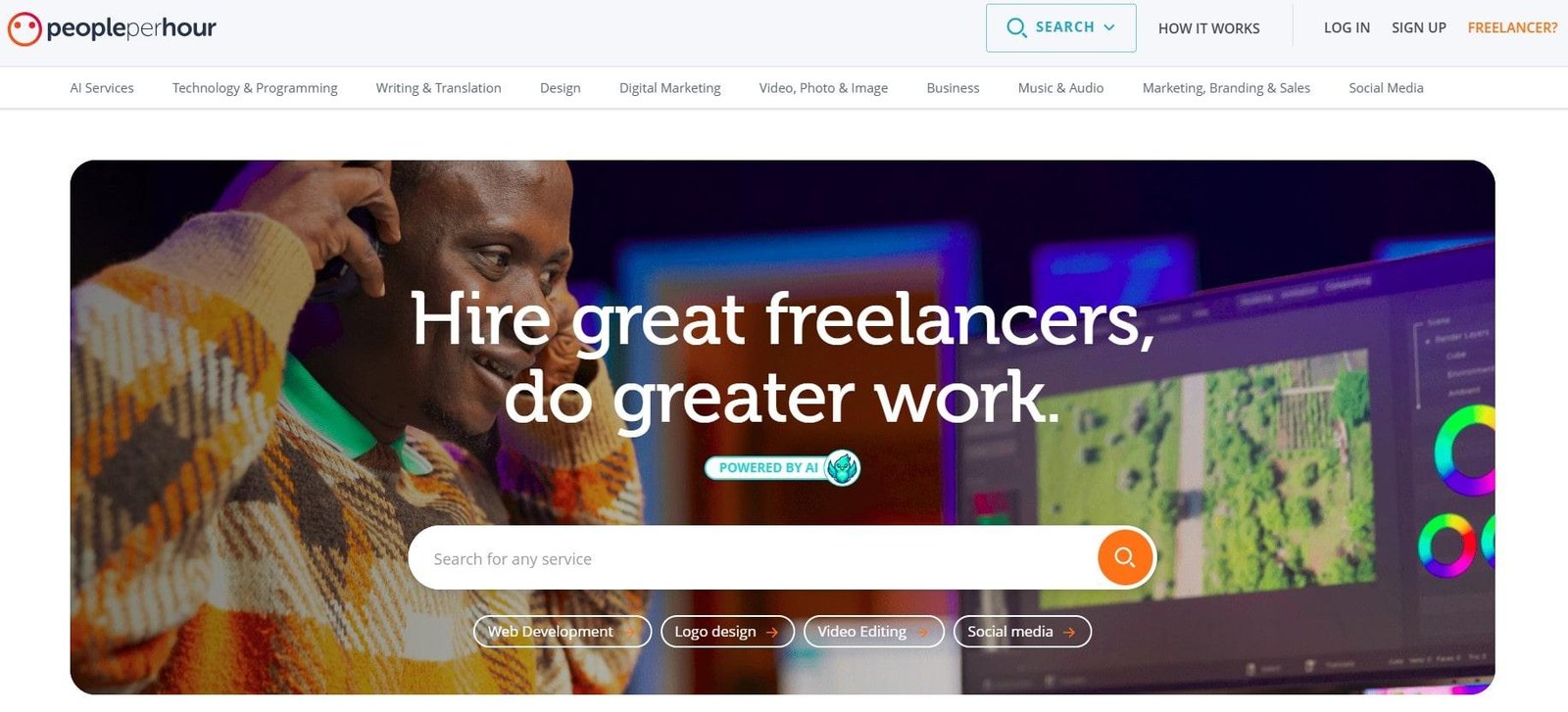 Fiverr alternative called PeoplePerHour